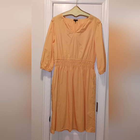 Talbots Dresses & Skirts - Talbots smocked poplin Midi Dress Size 16 Petite